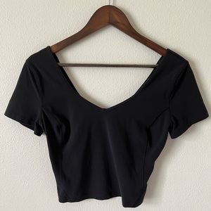 Lululemon align cropped tee shirt “Like New”